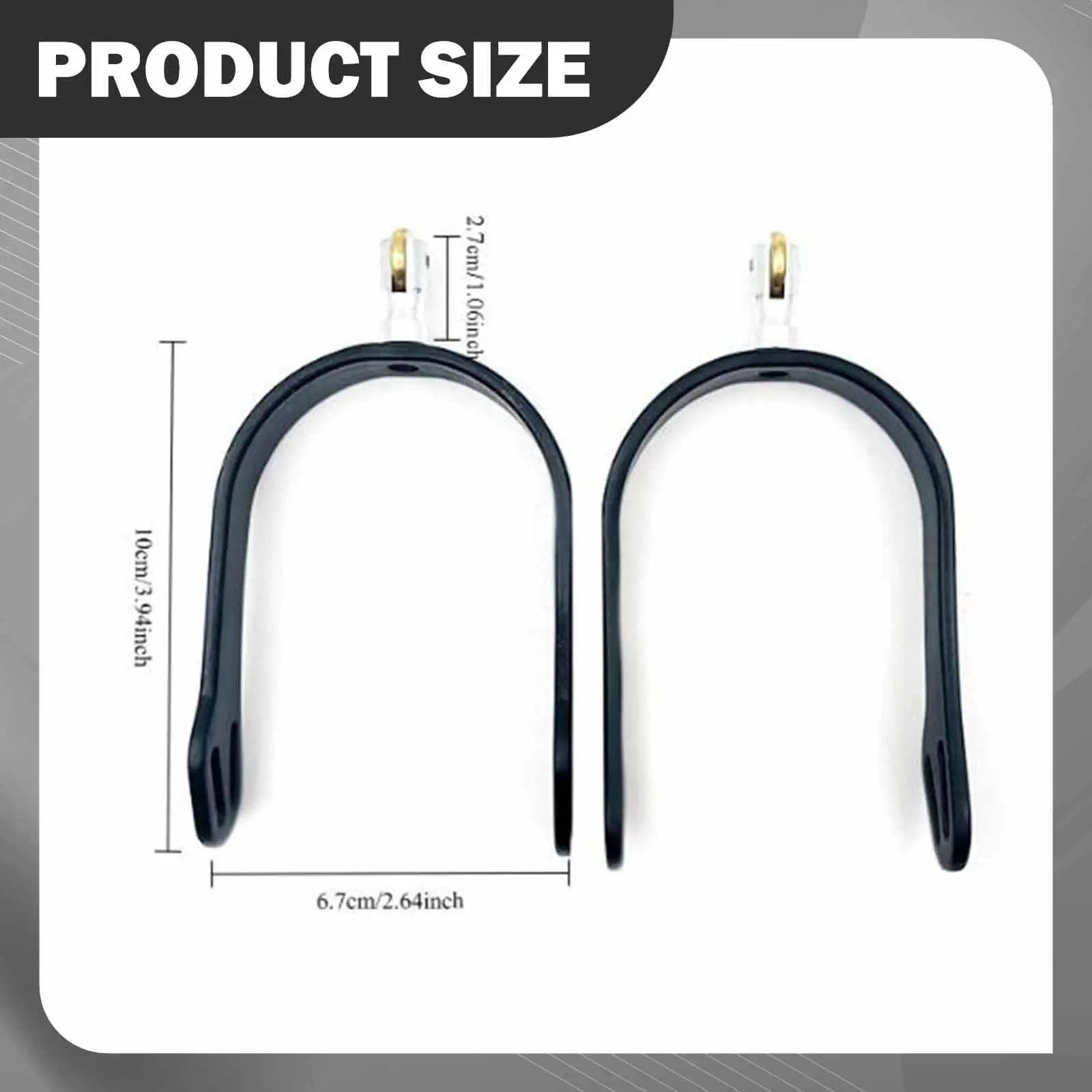 Black Aviation Aluminum Horse Spurs for Equestrians 3 Black Aviation Aluminum Horse Spurs for Equestrians - Image 3