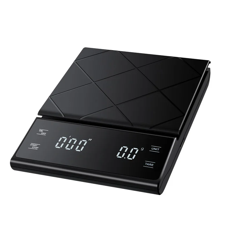 Black Digital Coffee Scale with Timer 7 Black Digital Coffee Scale with Timer - Image 7