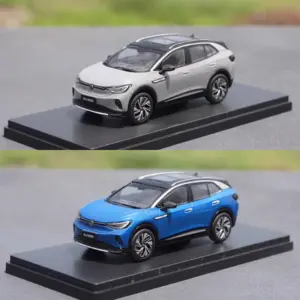 VW ID4 CROZZ SUV Diecast Model 1:43 Scale in Black or Silver 13 S0b09637e09604df39b5abec54371feafG