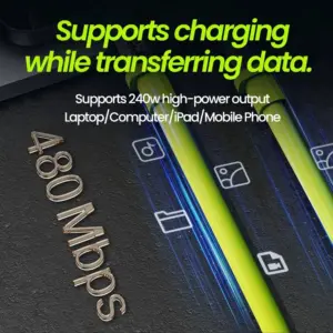 High-Speed USB-C Charging Cable 240W 5A 12 S0b26de2f56d44c8f9fcdaaa4e2d930f7z