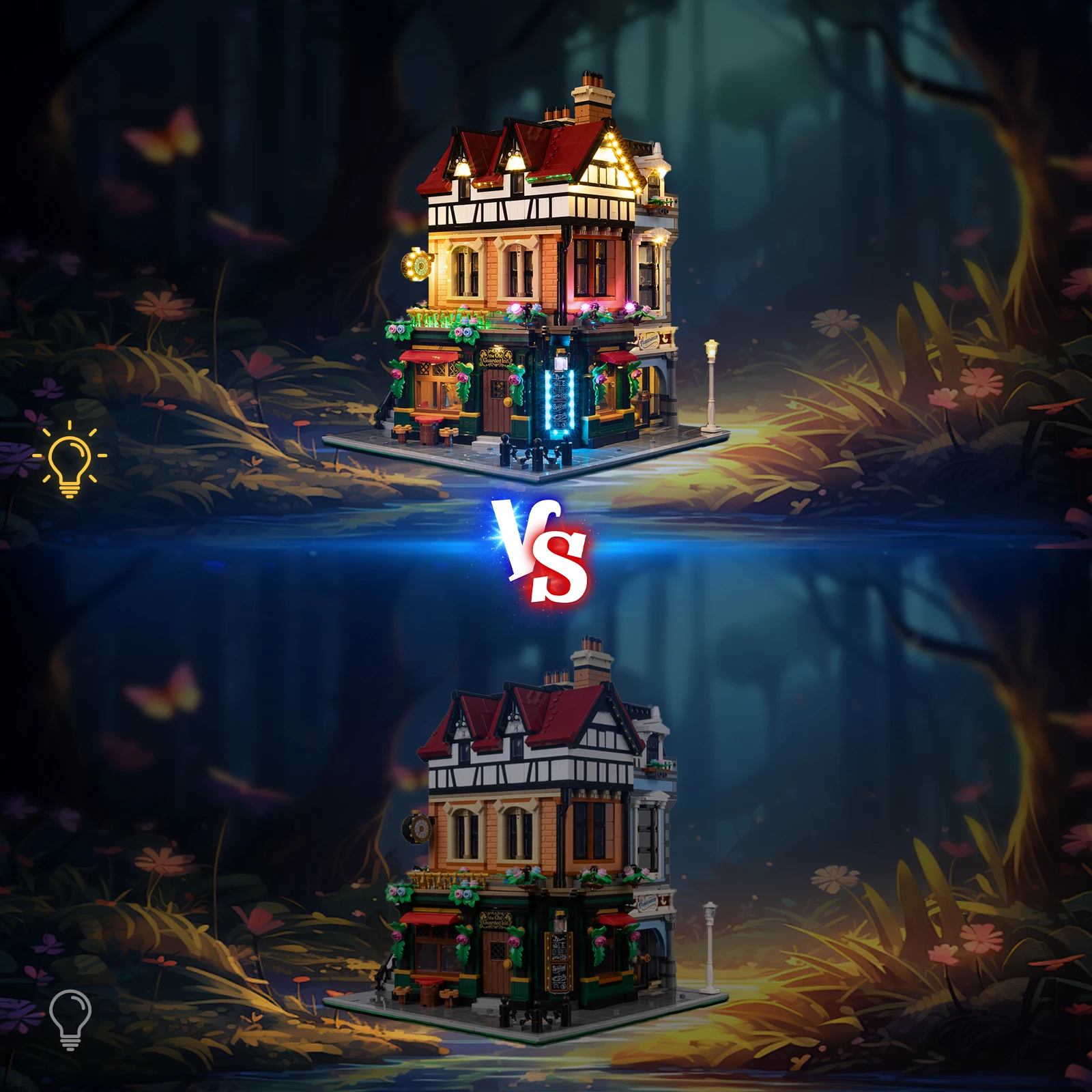 LED Lighting Kit for 10350 Tudor Corner Building 4 LED Lighting Kit for 10350 Tudor Corner Building - Image 4