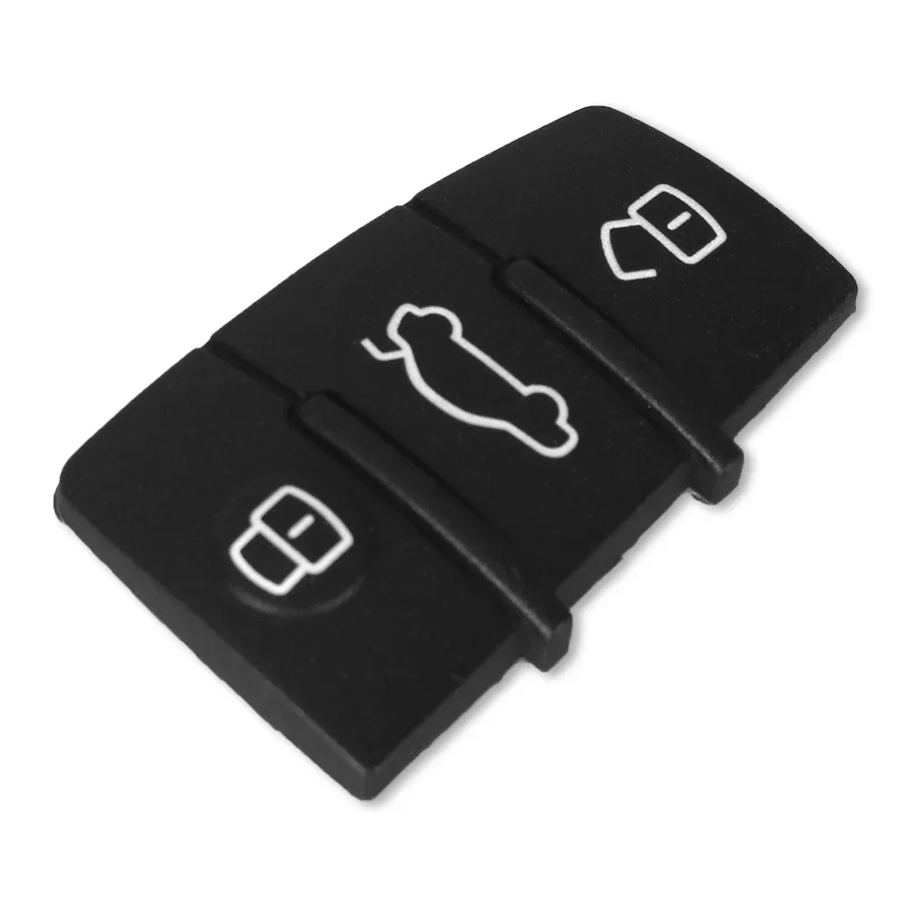 Black Silicone Car Key Cover for A3-A8, Q5-Q7 3 Black Silicone Car Key Cover for A3-A8, Q5-Q7 - Image 3