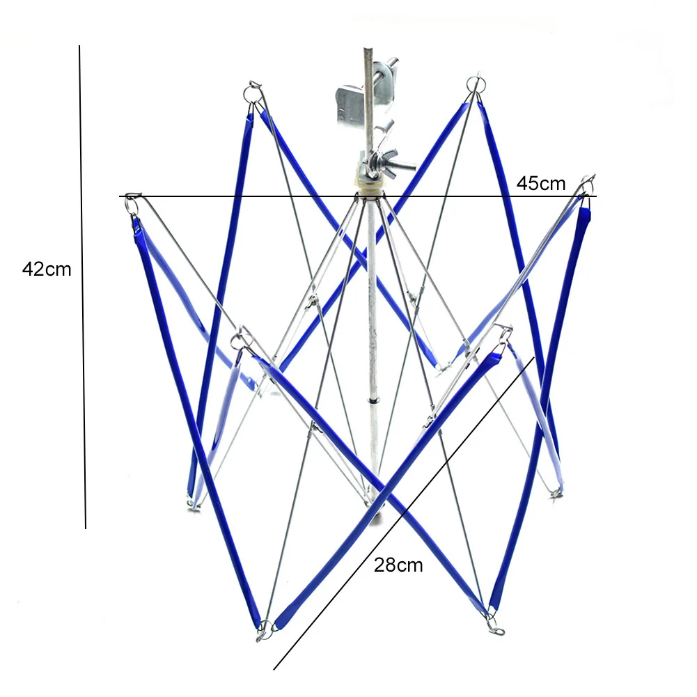 Blue Collapsible Yarn Winder Umbrella Brace 5 Blue Collapsible Yarn Winder Umbrella Brace - Image 5