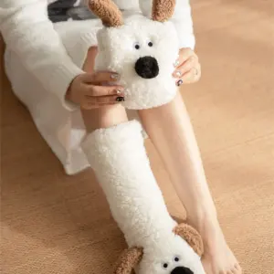 Fluffy Dog Socks for Women in Multiple Colors 13 S0b6e6eb0058144e78a1a9aed3c781e42H