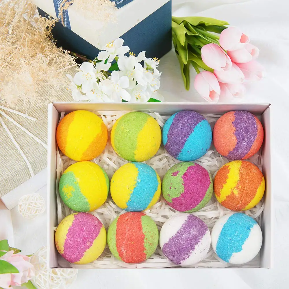 Vremou 12-Piece Bath Bomb Set with Lavender Scent 3 Vremou 12-Piece Bath Bomb Set with Lavender Scent - Image 3