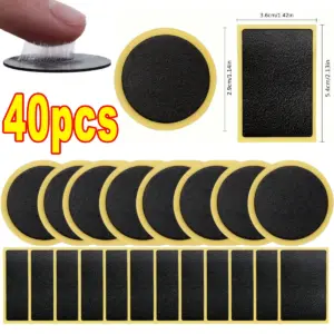 No-Glue Bicycle Tire Repair Patches Set 18 S0c020dbddfe14e1ebdc2e7a1851af0010