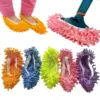 Vibrant Microfiber Dust Mop Slippers