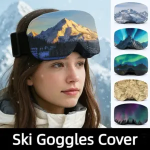 Vibrant Ski Goggle Cover with HD Prints