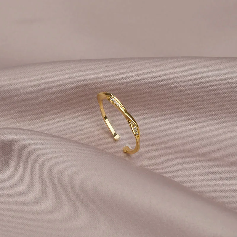 Unisex Gold Stainless Steel Wide Ring 4 Unisex Gold Stainless Steel Wide Ring - Image 4