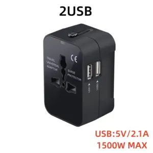 Universal Travel Adapter with USB-C and Safety Features 15 S0c82b6c2772b4114916ad16e975a58d8F