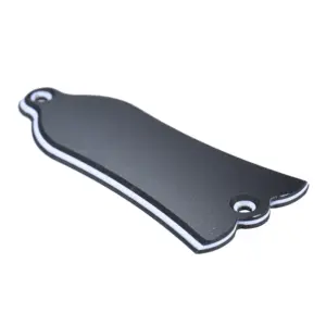 Black PVC Guitar Truss Rod Cover Plate for Gibson Models 13 S0cce10f11f874347bef76cfb3abebbb54