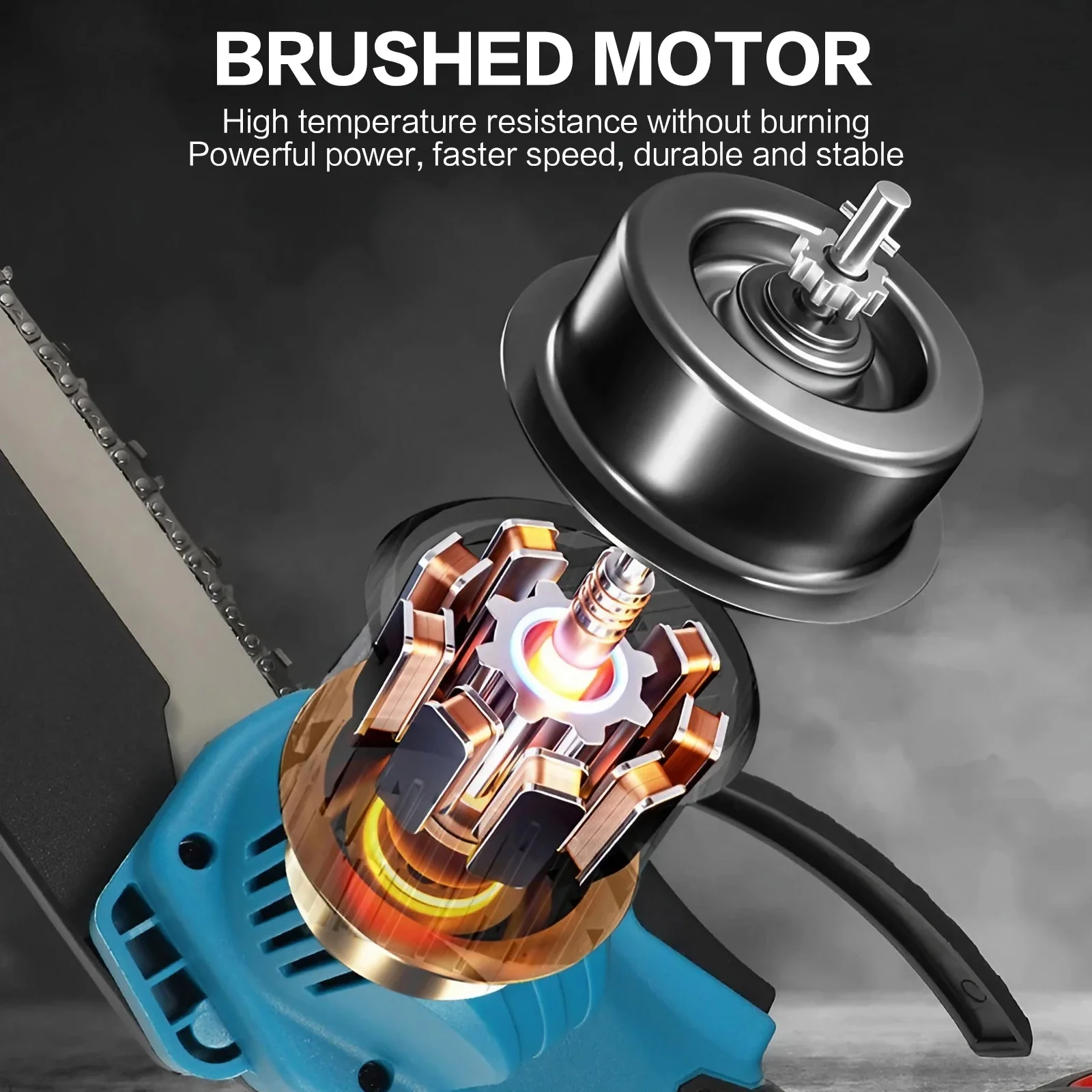 Mini Cordless Electric Chainsaw 4/6-Inch for Pruning 5 Mini Cordless Electric Chainsaw 4/6-Inch for Pruning - Image 5