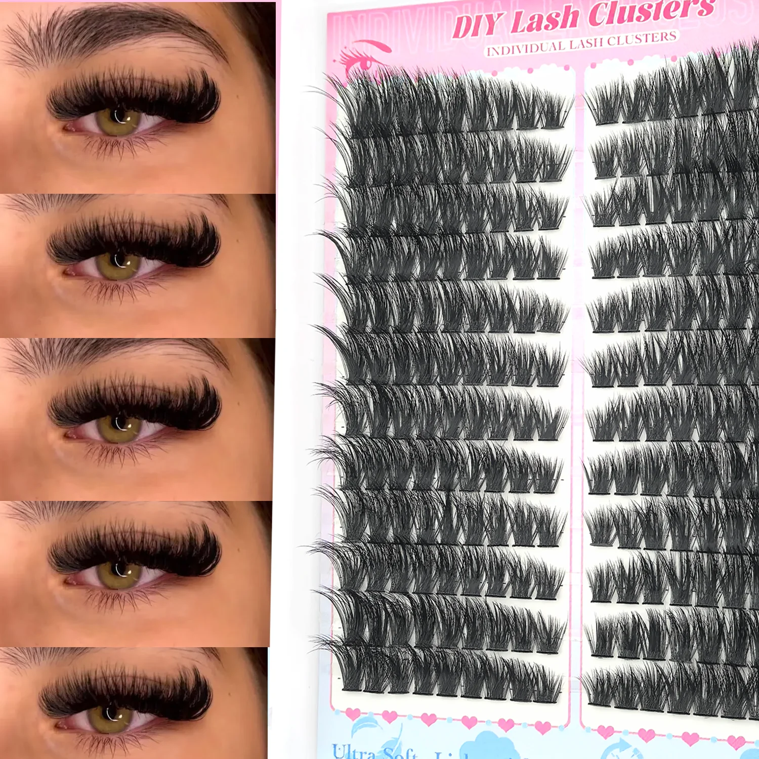 Natural Wispy Cluster Fake Eyelashes for Daily Wear 10 Natural Wispy Cluster Fake Eyelashes for Daily Wear - Image 10