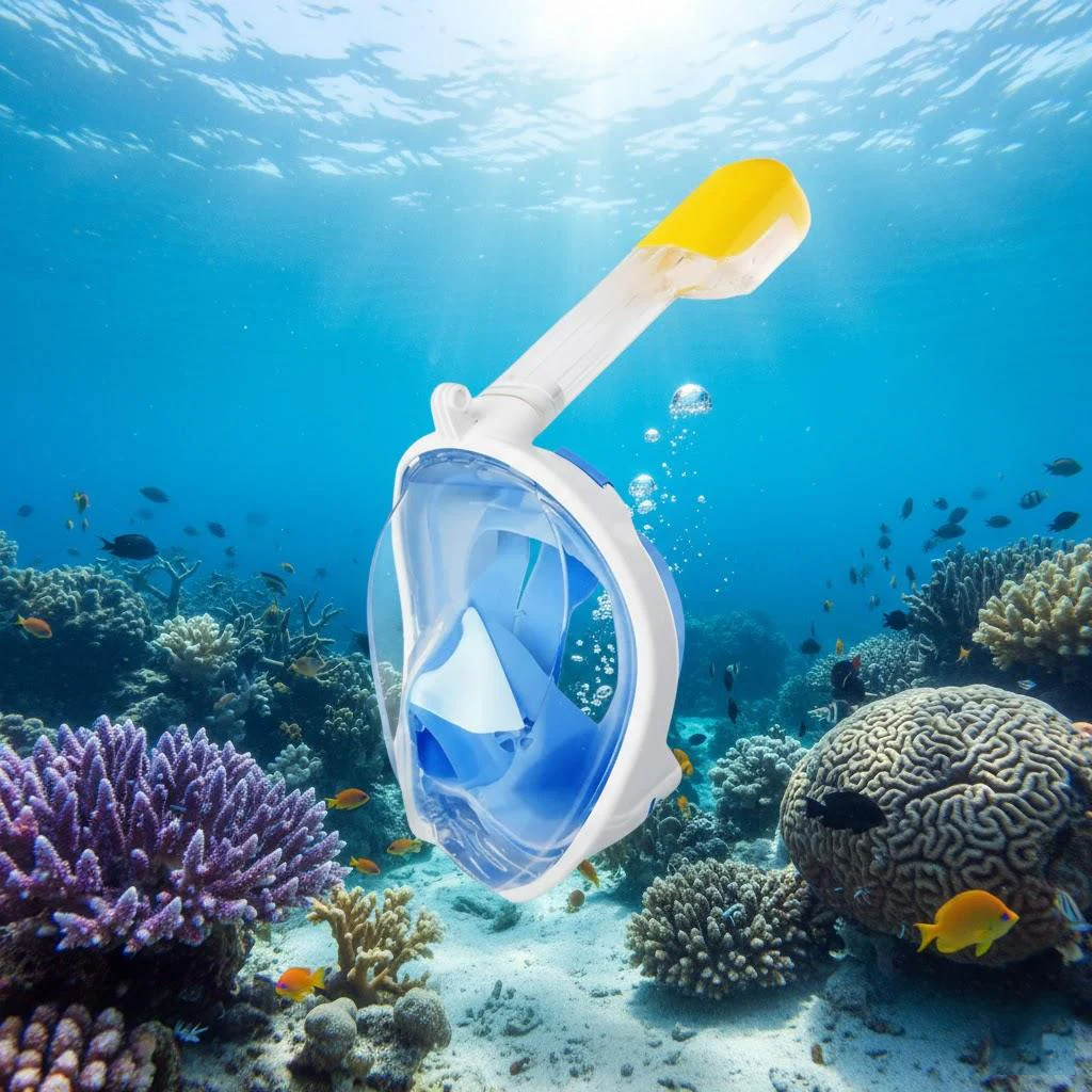 Full Face Snorkel Mask with 180° View 10 Full Face Snorkel Mask with 180° View - Image 10