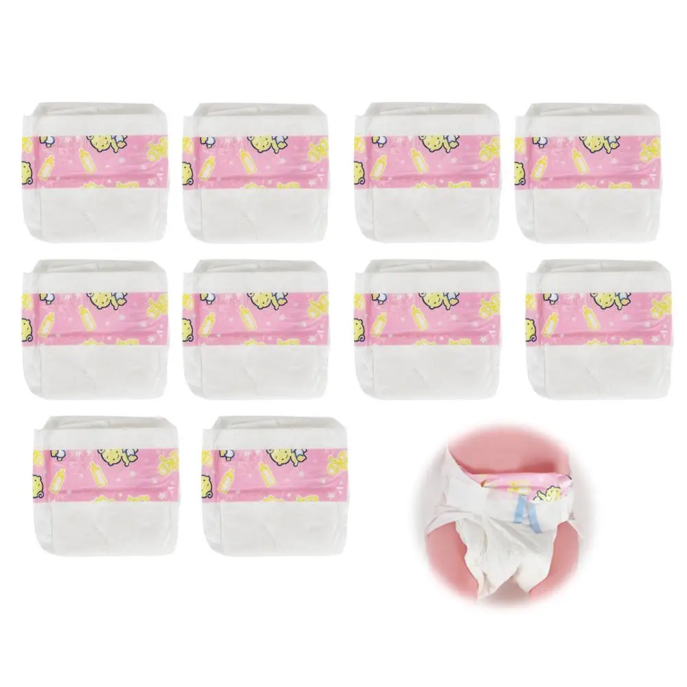 Miniature Doll Diapers Set for 1/3 Scale Dolls 1 Miniature Doll Diapers Set for 1/3 Scale Dolls