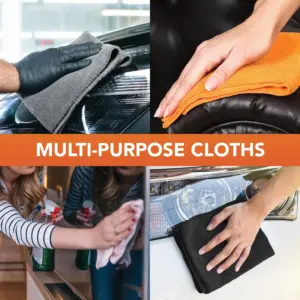 Eight Large Microfiber Cleaning Cloths Set 13 S0d53532d43374ece86d8ea148eee6f73n