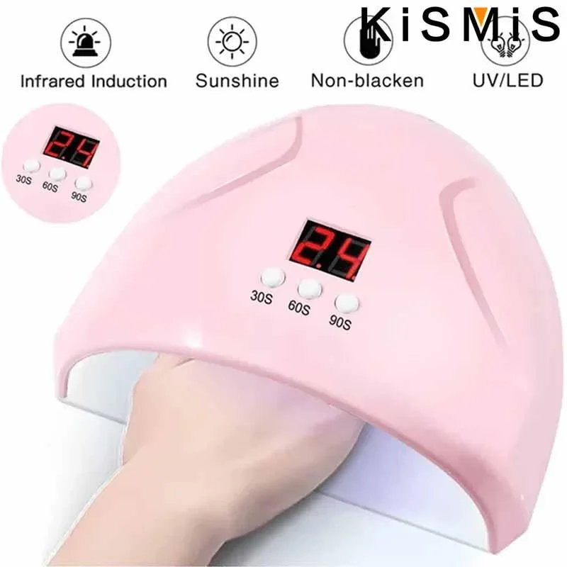 Pink UV LED Nail Dryer 36W with Infrared Sensor 5 Pink UV LED Nail Dryer 36W with Infrared Sensor - Image 5