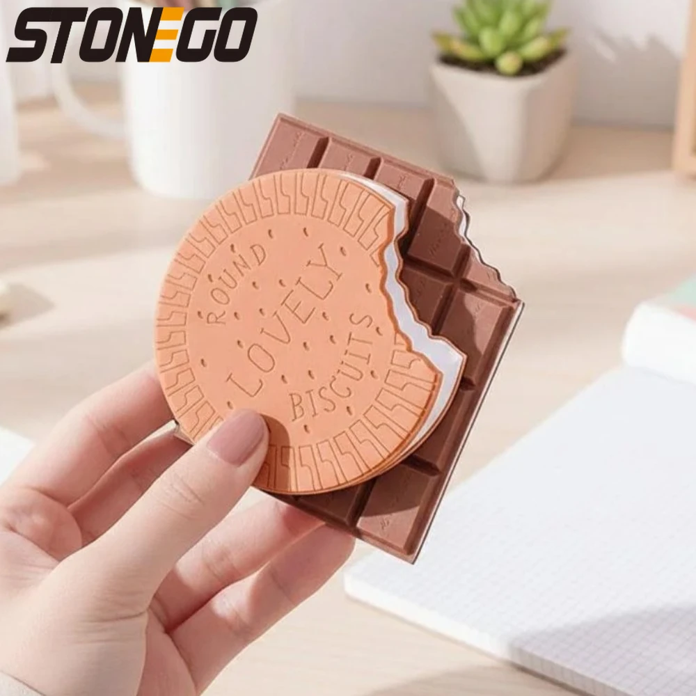 Chocolate Cookie-Shaped Notebook, 80 Sheets 1 Chocolate Cookie-Shaped Notebook, 80 Sheets