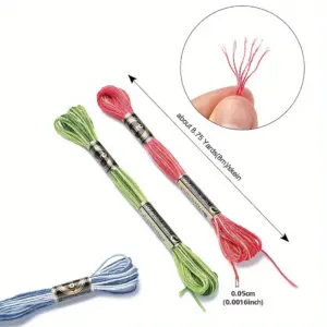 Vibrant Mercerized Cotton Embroidery Floss Set 12 S0d9b47279ef5444c8048836851029a675