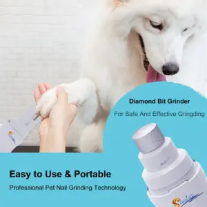White Electric Dog Nail Grinder for Pets 10 S0dafe3d664af4e1dad9c61ebf786563cm