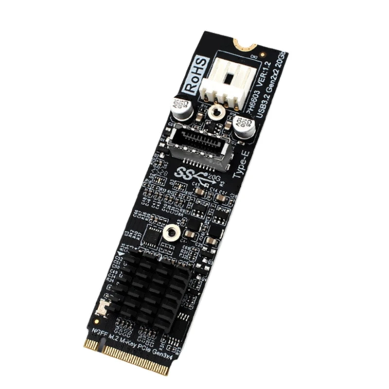 M.2 NVMe to Type-E USB 3.2 Expansion Card 2 M.2 NVMe to Type-E USB 3.2 Expansion Card - Image 2
