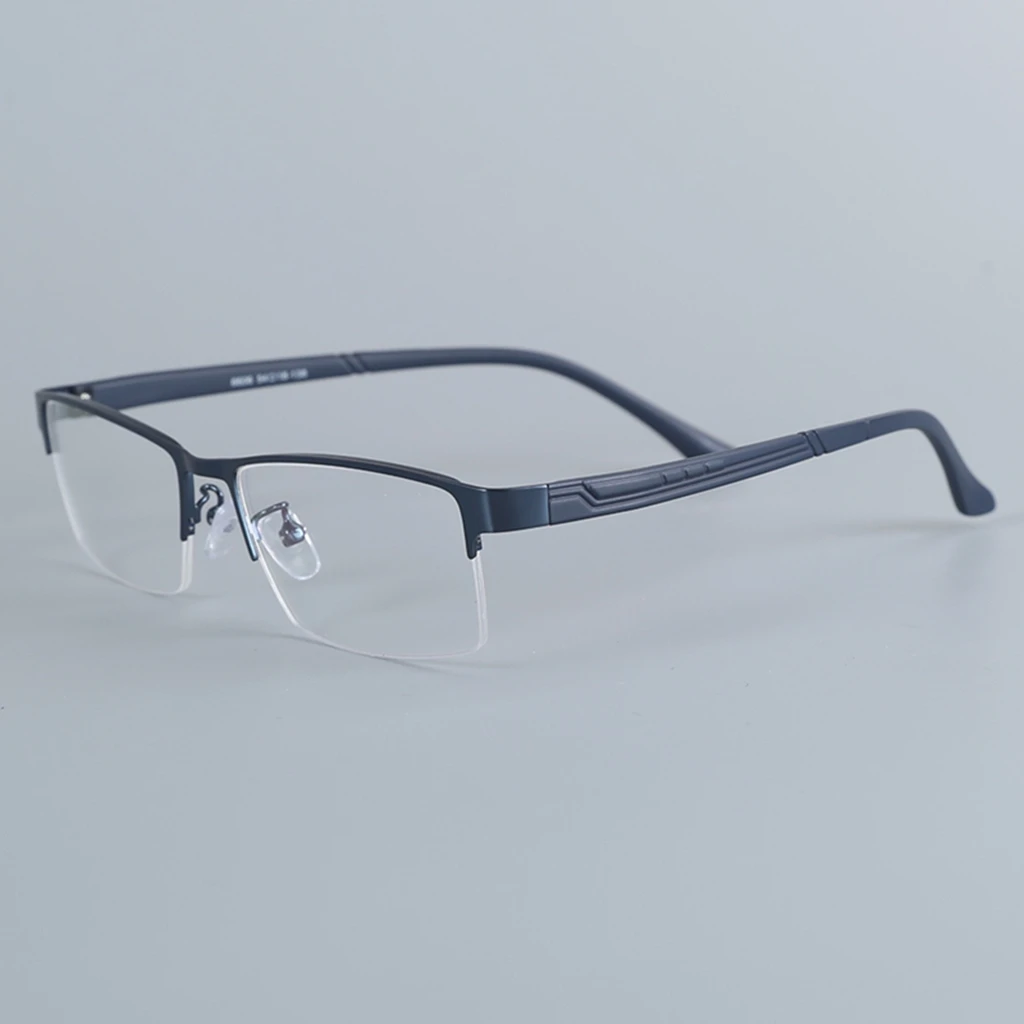 Bellacca 6606 Black Men's Semi-Rimless Eyeglasses 5 Bellacca 6606 Black Men's Semi-Rimless Eyeglasses - Image 5