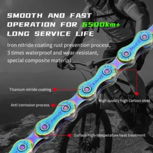 Vibrant TANKE Bicycle Chain for Bikes 11 S0e1ca407e46b4bff8cd9ee075fc3f9aec