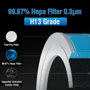 Blue HEPA & Activated Carbon Filter for Xiaomi Air Purifier 4 Lite 11 S0e468f6c0e894f2f820571daebef2f79v