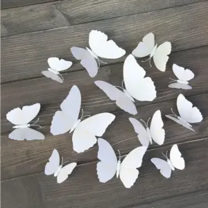3D Butterfly Wall Decor Set in Multiple Colors 14 S0e47be7008544a30a0f8b8e0f29e75d3X