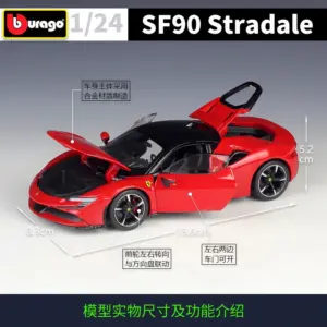 Ferrari SF90 Stradale 1:24 Diecast Model Collection 9 S0e7d7fc934374af99a2393a9bb3f4beee