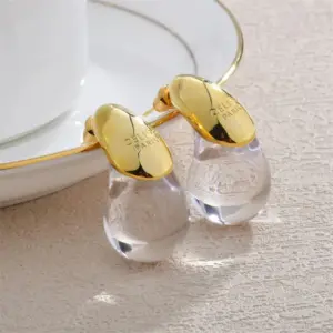 Vintage Water Drop Earrings with Celine Paris Detail 15 S0e83c7a8530542e097f6874d0daa8c04Y