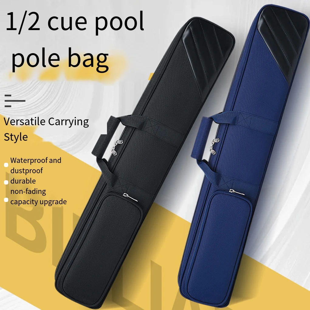 Black Oxford Pool Cue Case for Standard Cues 5 Black Oxford Pool Cue Case for Standard Cues - Image 5