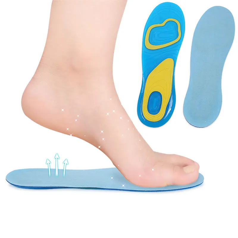 Vibrant Blue Silicone Gel Insoles for Comfort 2 Vibrant Blue Silicone Gel Insoles for Comfort - Image 2