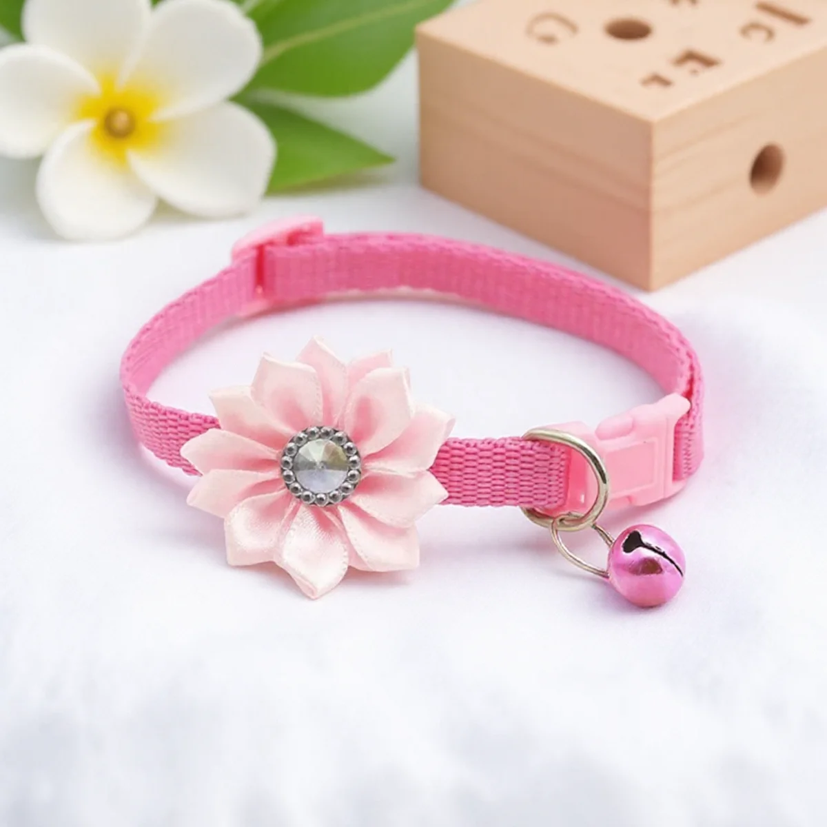 Vibrant Adjustable Pet Collar with Floral Accent 7 Vibrant Adjustable Pet Collar with Floral Accent - Image 7