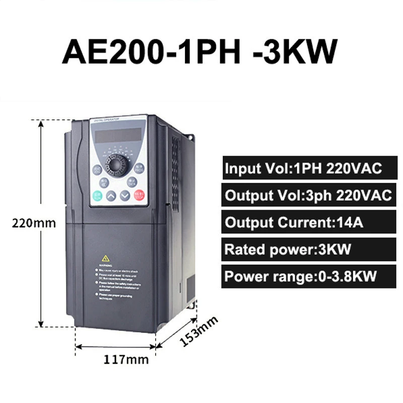 5.5KW Industrial VFD Frequency Inverter 8 5.5KW Industrial VFD Frequency Inverter - Image 8