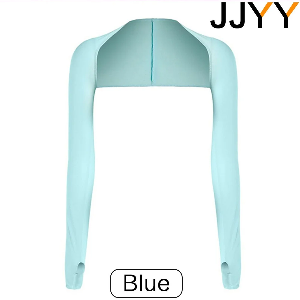 Light Blue Outdoor Sport Sleeve for UV Protection 8 Light Blue Outdoor Sport Sleeve for UV Protection - Image 8