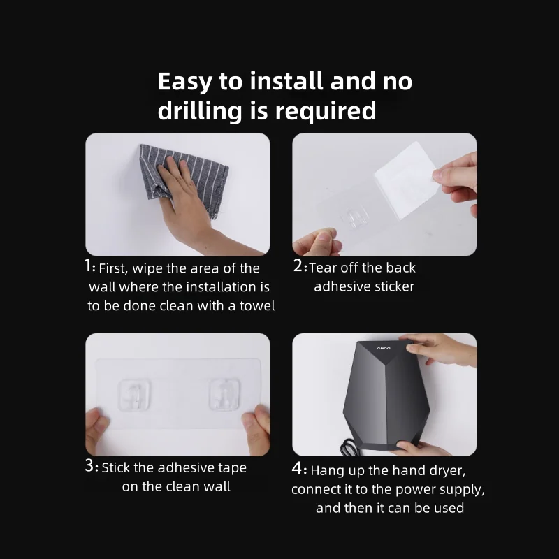 GMDQ G2 Mini Automatic Hand Dryer 6 GMDQ G2 Mini Automatic Hand Dryer - Image 6