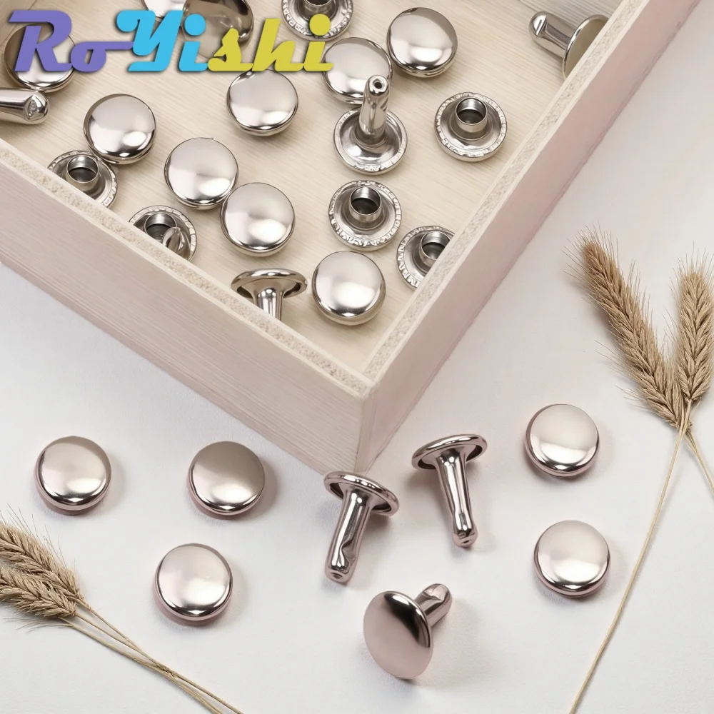 Iron Rivets Set for Leather and Crafts 5 Iron Rivets Set for Leather and Crafts - Image 5