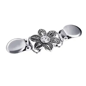 Vintage Metal Brooch Set with Rhinestones 16 S10fd48e82801450396c829187622b12ct