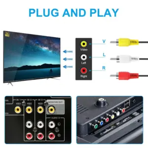 AV to RCA Cable for PlayStation Consoles 10 S10fef12cf976450dbce09718e95bf64bJ