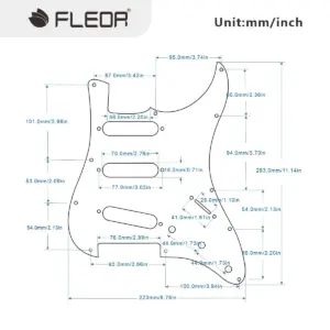 Vintage Brown Tortoise Pickguard for Strat 11 S11091e6e735f4db298c5dc8c6f77ad02y
