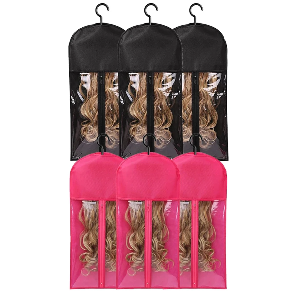 Wig Storage Bag Set with Clear Front 7 Wig Storage Bag Set with Clear Front - Image 7
