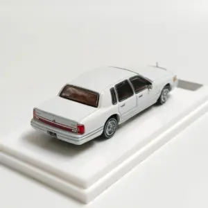 Vintage White Sedan Diecast Model 1:64 Scale 10 S1175445f9fb640d495661cb4b266491al