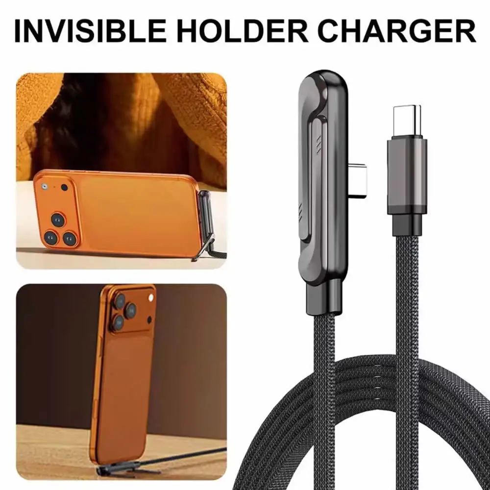 240W Folding Stand Braided Data Cable for Devices 2 240W Folding Stand Braided Data Cable for Devices - Image 2