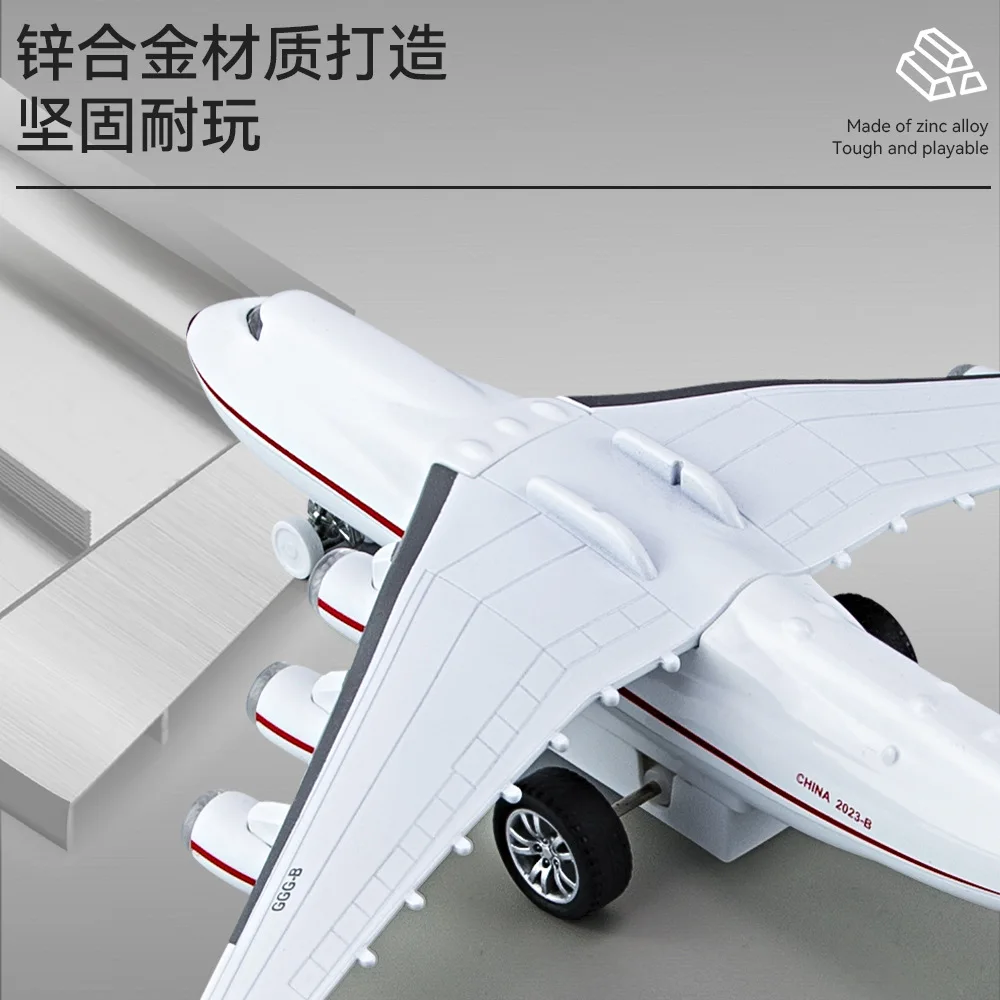 Passenger Aircraft Model Ornament in Blue or Red 4 Passenger Aircraft Model Ornament in Blue or Red - Image 4