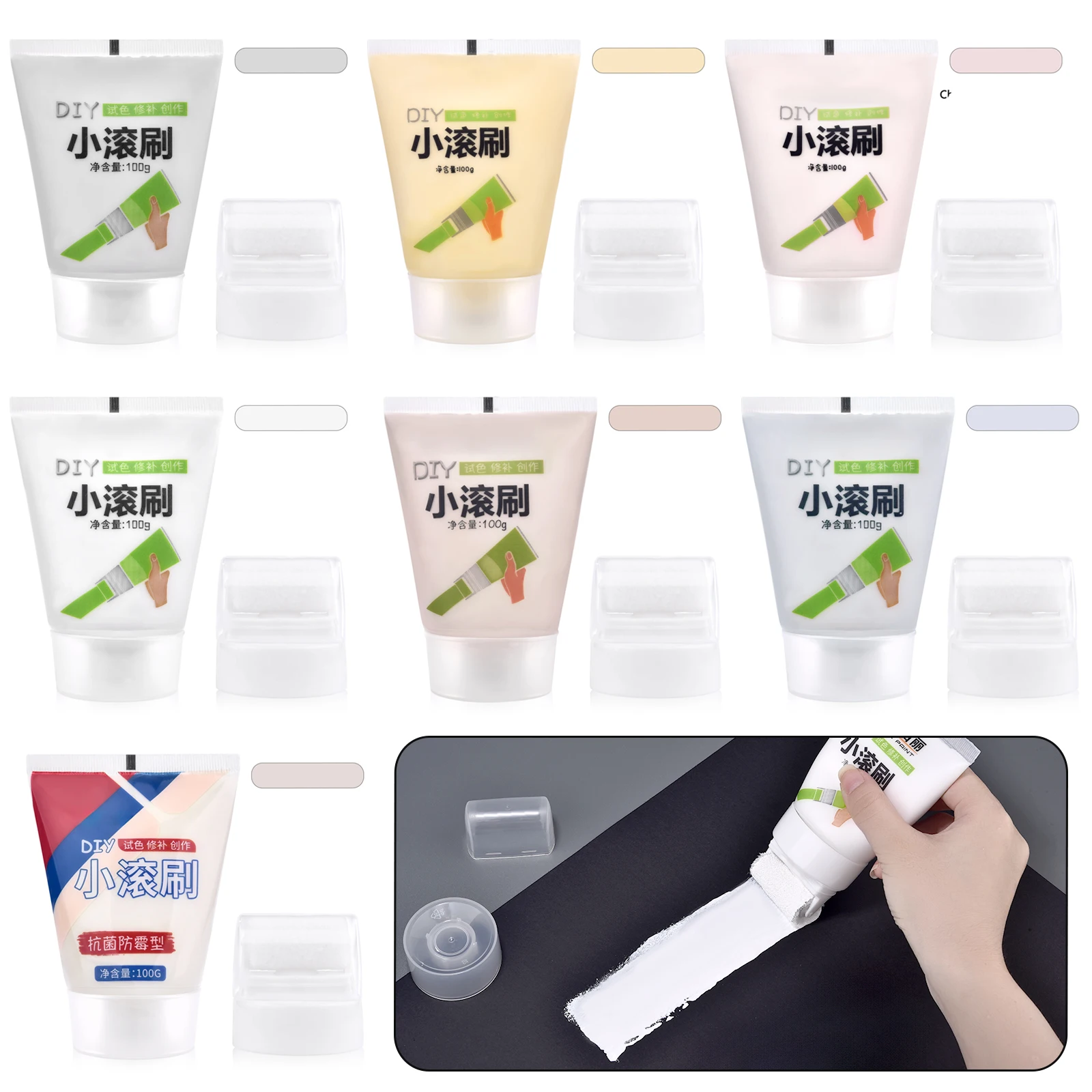 Small Wall Paint Roller Brush Set for Precise Touch-Ups 3 Small Wall Paint Roller Brush Set for Precise Touch-Ups - Image 3