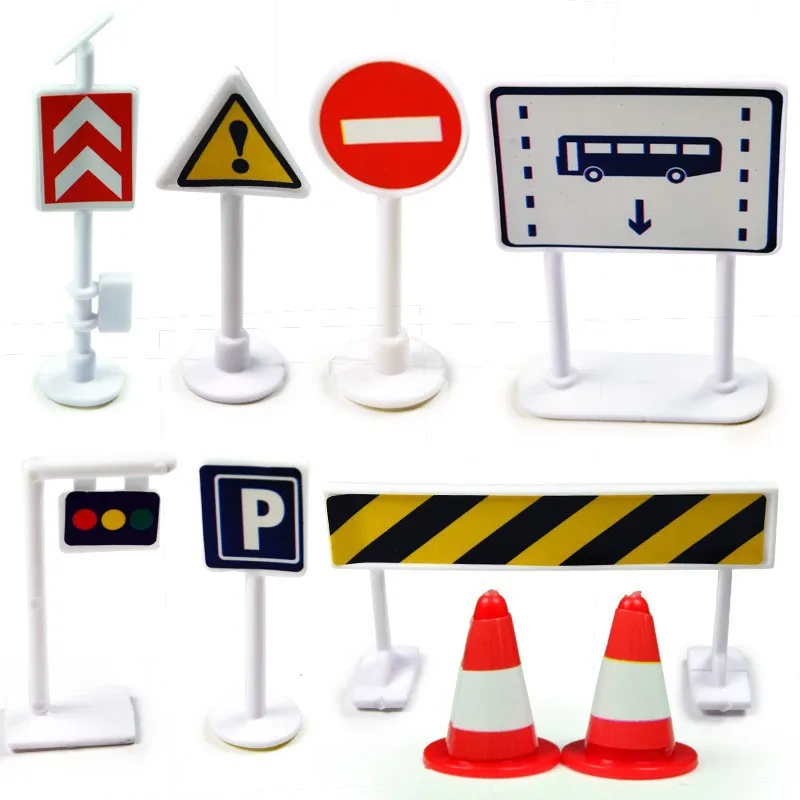 Colorful Children's Mini Traffic Scene Set 6 Colorful Children's Mini Traffic Scene Set - Image 6