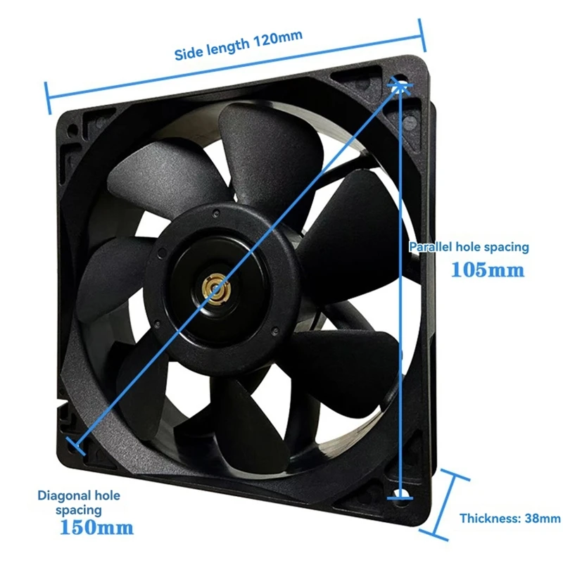 120mm x 120mm Cooling Fan for Miners 5 120mm x 120mm Cooling Fan for Miners - Image 5