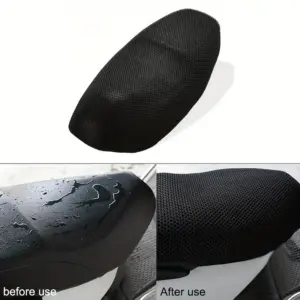 Black Honeycomb Mesh Motorcycle Seat Cover 12 S12050358e78443c99a4323d8b0725fc3y 1