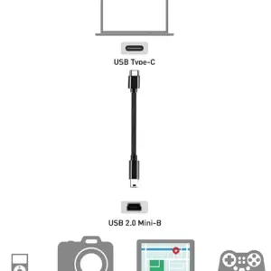USB Type C to Mini USB Adapter Cable 1m 9 S12055570ee0e47e5935401823c35b9b4a